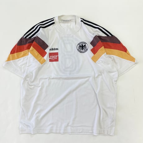 80's～90's Adidas "West Germany" "Coca Cola" Game Tee Shirt Lサイズ Colombia製