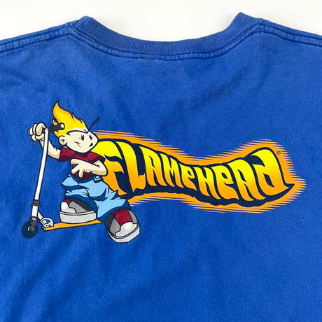 90's FLAMEHEAD "両面" Tシャツ XLサイズ USA製