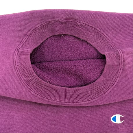 90's CHAMPION RW SWEAT Solid Purple XLサイズ USA製