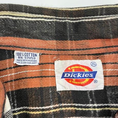 "Good Color" 80's Dickies Flannel Shirt XLサイズ