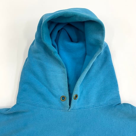 "Rare Color" 90's CHAMPION RW SWEAT PARKA Solid Turquoise XLサイズ USA製