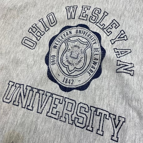 "boro" 80's CHAMPION RW SWEAT "OHIO～" "Cut Off" Lサイズ USA製