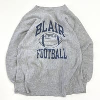 80's CHAMPION RW SWEAT "BLAIR FOOTBALL" "Water Print" XLサイズ USA製