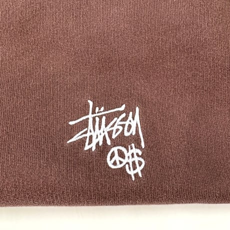 00's STUSSY "Stock Logo" Full Zip Sweat Cardigan XLサイズ