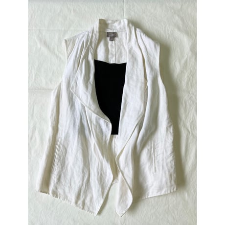 j.jill No Sleeve Linen Jacket