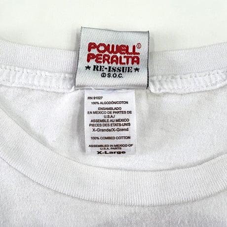 00's Powell Peralta "Caballero" Tシャツ XLサイズ