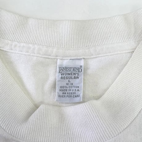 90's LANDS' END "Botanical" Tシャツ USA製