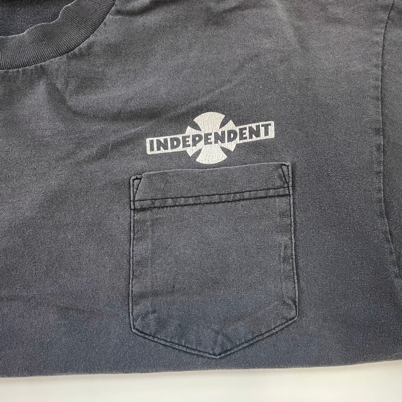 00's NHS Independent 両面 プリント ポケット Tシャツ | Daniel