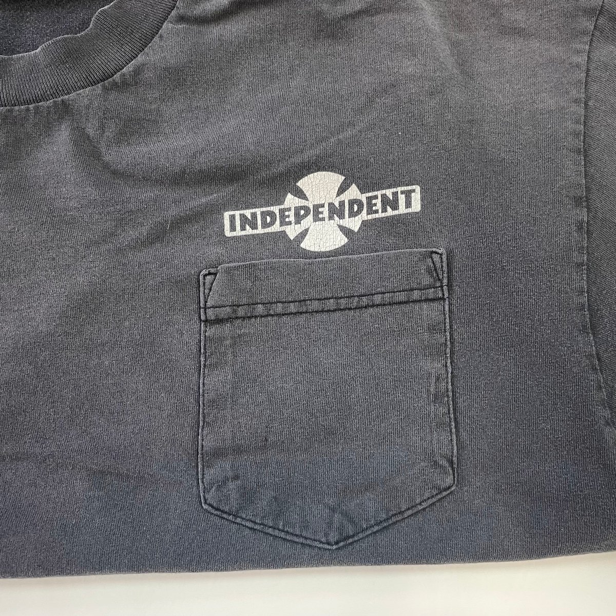 00's NHS Independent 両面 プリント ポケット Tシャツ | Daniel