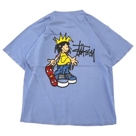 80's～90's OLD STUSSY 黒タグ Tシャツ Lサイズ USA製