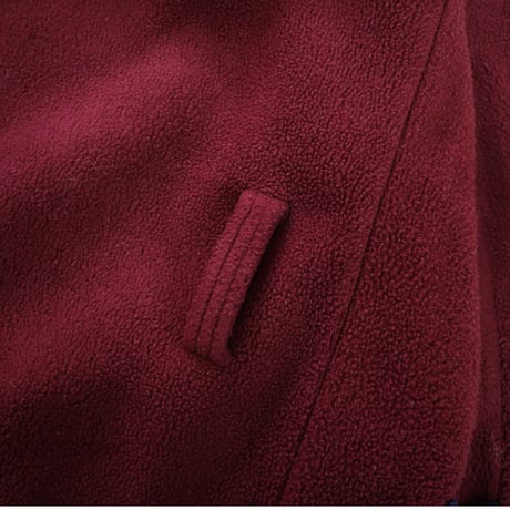 80's～90's L.L. Bean "Fleece" ロング ガウン コート Wine Mサイズ USA製