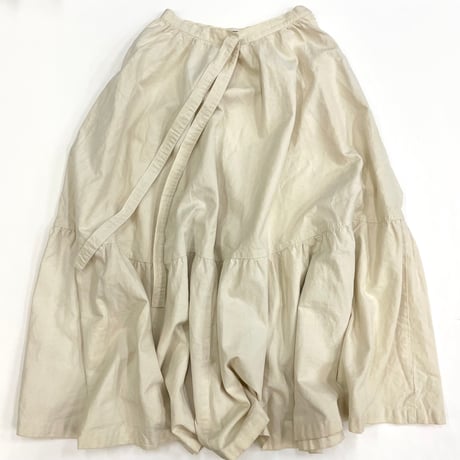 80's～ Ports International Gather Long Skirt