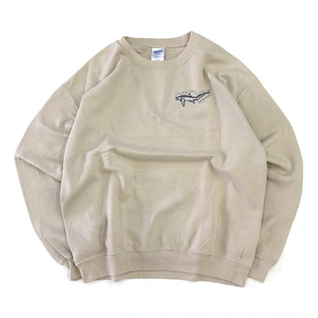 00's GILDAN "Atlantic Shoals Surf Shop" Sweat Mサイズ