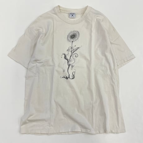 90's MOJO WARE "Sun Flower" 両面 プリント Tシャツ XLサイズ USA製
