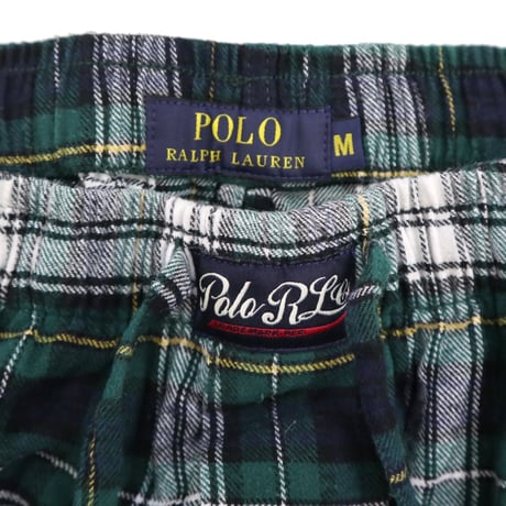 00's Polo Ralph Lauren "Set Up" Pajama Shirt Pants Mサイズ