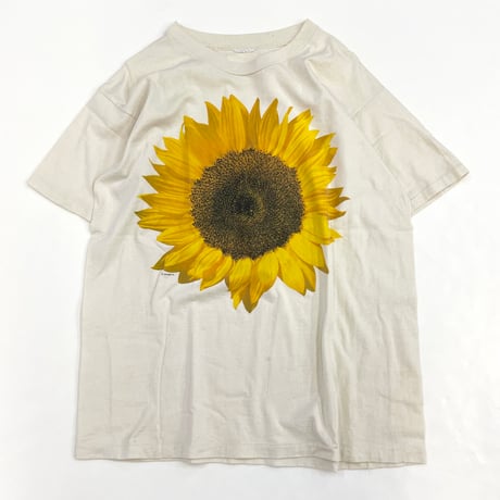 90's STUDIO Q "Sun Flower" Tシャツ (fits XL)