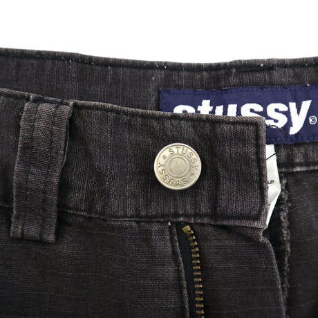 90's OLD STUSSY "Rip Stop" Short Pants W32 USA製