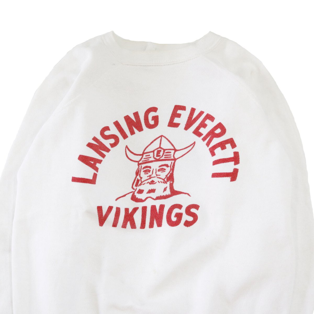 セール品 ビンテージスウェット60s “BLACK HAWKS”染み込みプリント 