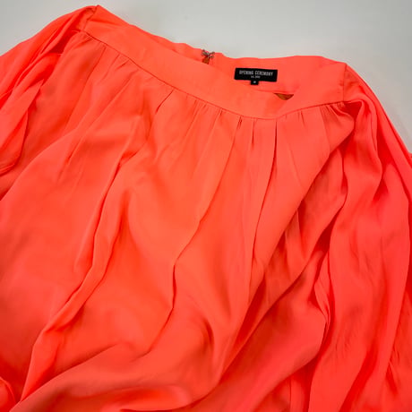 OPENING CEREMONY "Neon Orange" Long Skirt Mサイズ