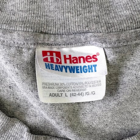 90's～ Hanes "Smurf" "両面" Tシャツ Lサイズ
