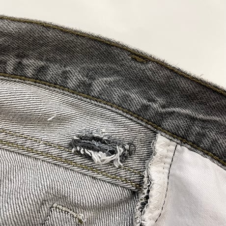 "Super Fade" 90's Levi's 501 "先染め" Black Denim Pants W32 USA製