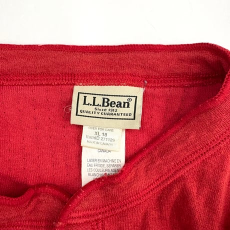 00's L.L. Bean "2ply" All In One Underwear XLサイズ CANADA製