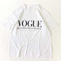 00's Dear Skating "Vogue Skateboard Magazine" Tシャツ (fits L)