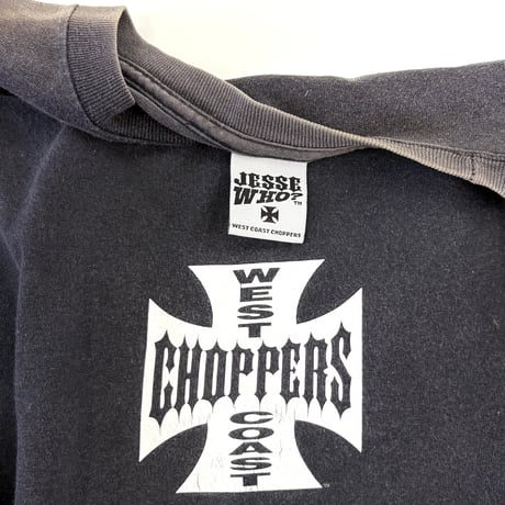 "Good Fade" 90's～ West Coast Choppers 両面 両袖 プリント LS Tシャツ XLサイズ