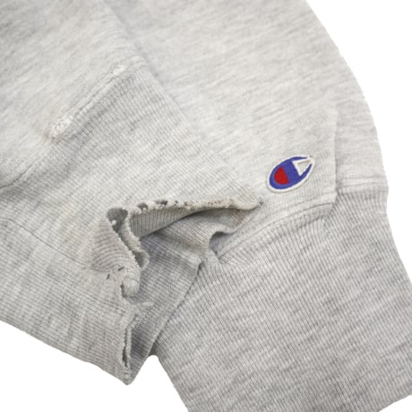 80's CHAMPION RW SWEAT PARKA "MARITIME" "黒染み込み" XLサイズ USA製