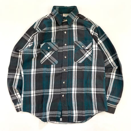 "Good Color" 90's～ FIVE BROTHER Check Flannel Shirt Lサイズ