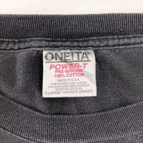 90's ONEITA "Leaf Long And Prosper" 4面 プリント LS Tシャツ XLサイズ USA製
