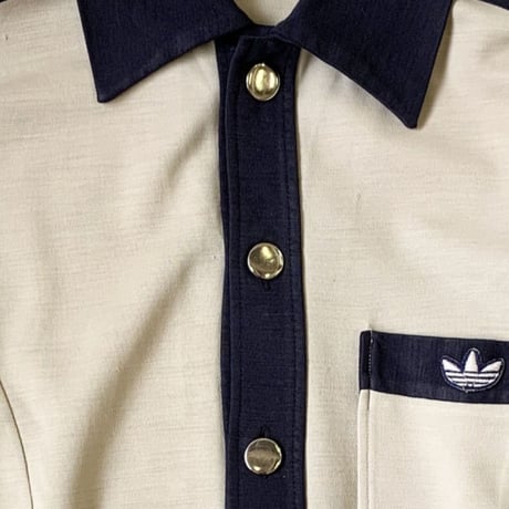 70's Adidas "Metal-Button" Track Jersey Top 54サイズ 西ドイツ製