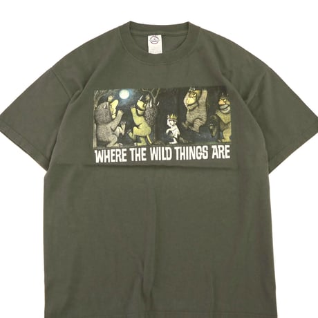 ～00's GILDAN "Where the Wild Things Are" プリント Tシャツ Lサイズ