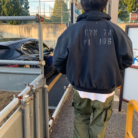 "Rare Size" 00's US NAVY "Stencil" Shipboard Jacket XLサイズ
