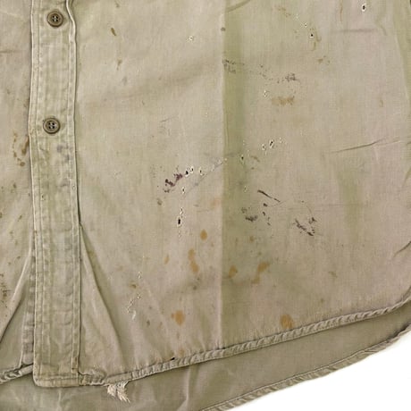 "Big Size" 60's Lee "マチ付き" Chetopa Work Shirt 17 Medium USA製
