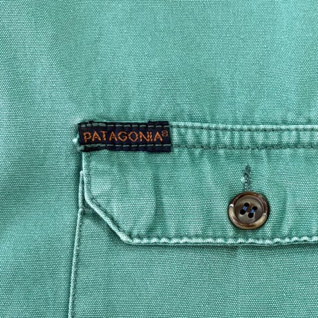 80's Patagonia "デカタグ" LS Canvas Shirt Lサイズ