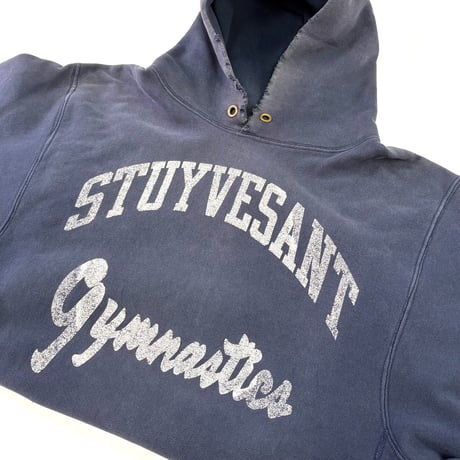 80's CHAMPION RW SWEAT PARKA "STUYVESANT～" XLサイズ USA製