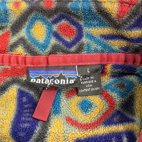 90's Patagonia "Aborigine" Snap T Fleece Jacket Lサイズ USA製