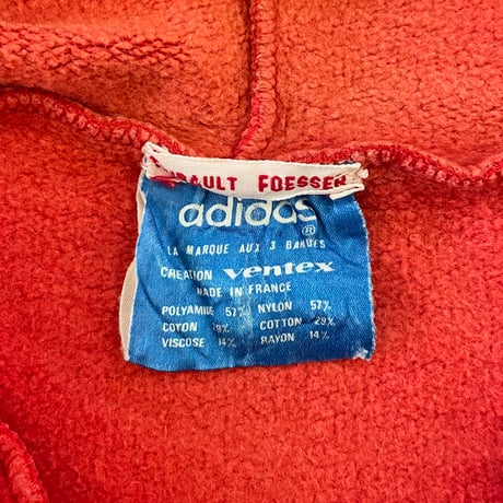 "Women's Size" 70's Adidas "Club Adidas" Jersey Parka FRANCE製