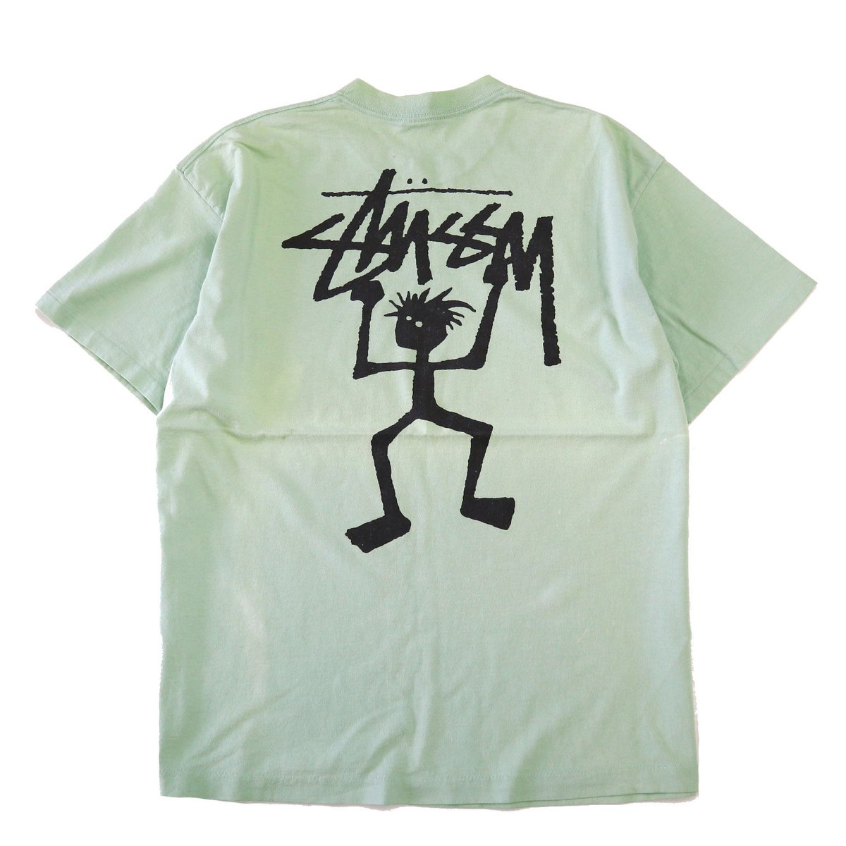 Stussy1991 Stussy FLAG MAN Tee  シャドウ old オリジナル