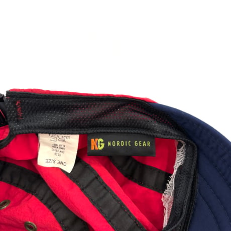 90's Nordic Gear Nylon Long Bill Cap USA製