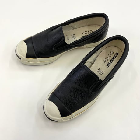 Converse×BIOTOP Leather Jack Purcell SLIP ON US8.5(27cm)