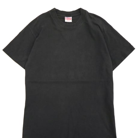 ～90's Hanes "Solid Black" Tee Lサイズ USA製