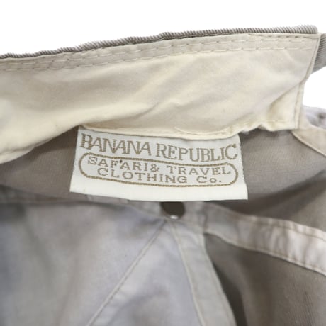 80's OLD Banana Republic "One Tone" 6-Panel Cap