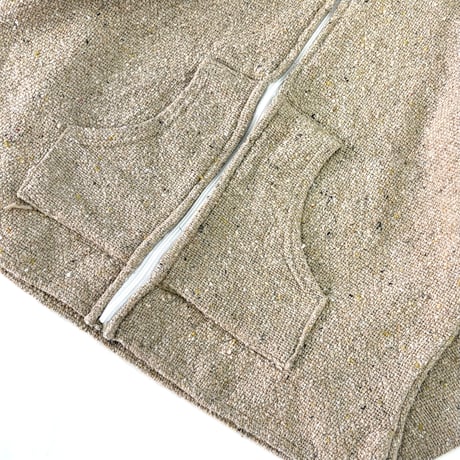 ～00's Baja Billy's "Full Zip" "Solid Beige" Baja Mexican Parka Lサイズ