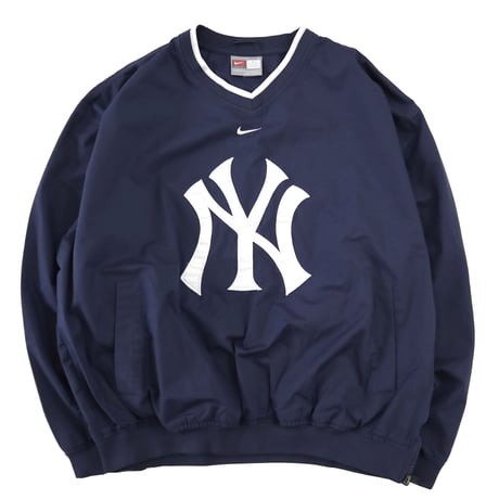 90's～00's NIKE "New York Yankees" プルオーバー ナイロン アノラック Lサイズ