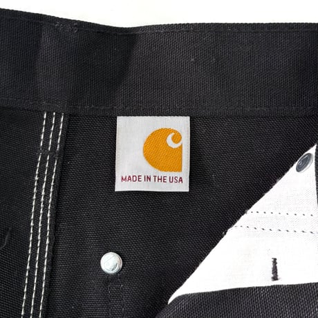 Deadstock 00's Carhartt "Black" "Double Knee" Duck Painter Pants W31 USA製
