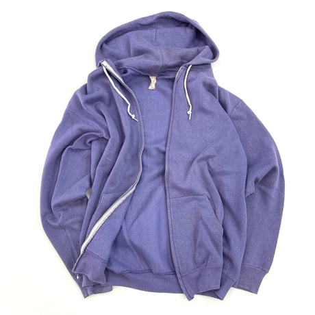 70's〜80's Tultex Solid Full Zip Sweat Parka Lサイズ USA製