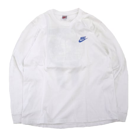 90's NIKE "INTERNATIONAL" 両面 プリント LS Tシャツ Mサイズ USA製