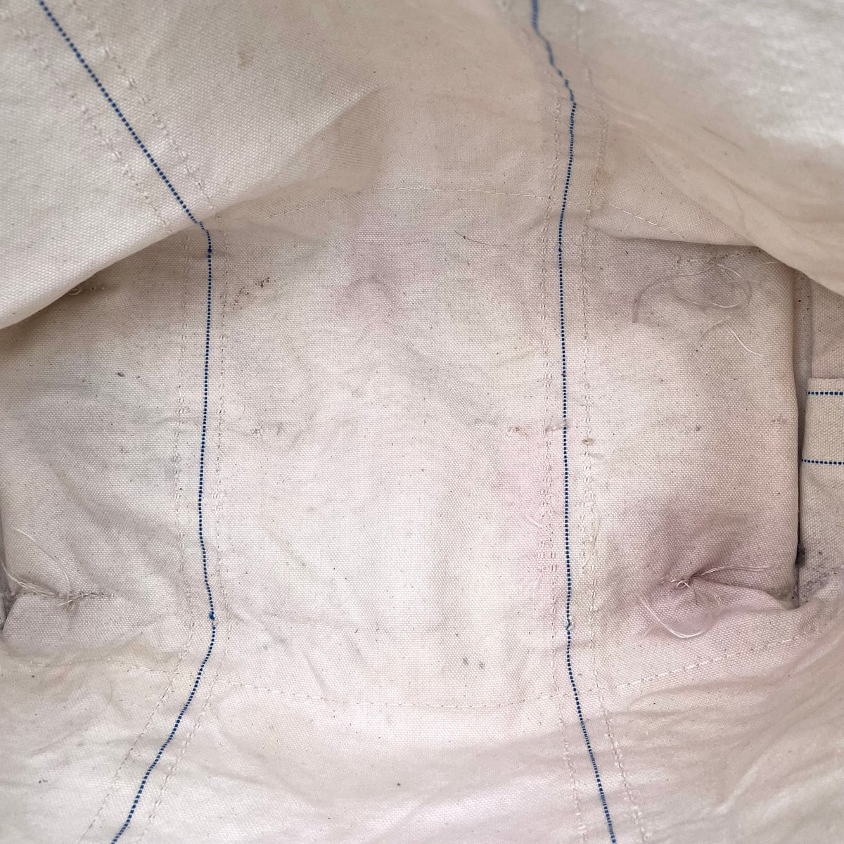 80s エルエルビーン トートバッグ 2色タグ ネイビー フェード Lサイズ